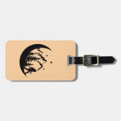 Étiquette À Bagage Big Foot Sasquatch Squatchy Forest Mountain QR Cod (Devant horizontal)