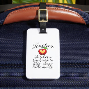 Étiquette À Bagage Big Heart To Help Shape Little Minds