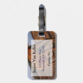 Étiquette À Bagage Big Red (Dos Vertical)