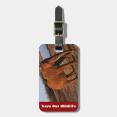 Étiquette À Bagage Big Red (Devant Vertical)