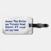 Étiquette À Bagage Big Shot Basket (Dos horizontal)