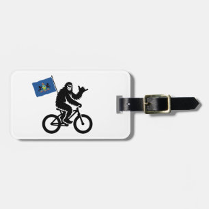 Étiquette À Bagage Bigfoot Cyclisme Drapeau de Pennsylvanie