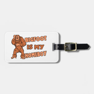Étiquette À Bagage Bigfoot est mon Homeboy