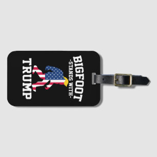 Étiquette À Bagage Bigfoot Se Déplace Avec Les Élections Trump De 202
