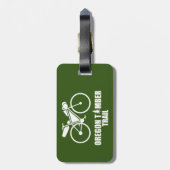 Étiquette À Bagage Bikepacking du sentier du bois de l'Oregon (Dos Vertical)