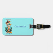 Étiquette À Bagage Bikini Babe Big Casquette - Big Cocktail Thunder_C (Devant horizontal)