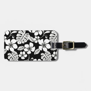 ÉTIQUETTE À BAGAGE BIKINI ROSE (NOIR/BLANC)