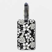 ÉTIQUETTE À BAGAGE BIKINI ROSE (NOIR/BLANC) (Dos Vertical)
