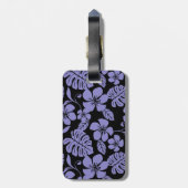 ÉTIQUETTE À BAGAGE BIKINI ROSE (NOIR//LAVENDER) (Dos Vertical)