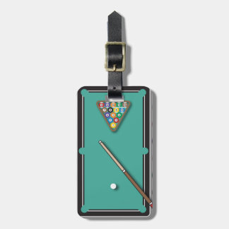 Étiquette À Bagage Billards