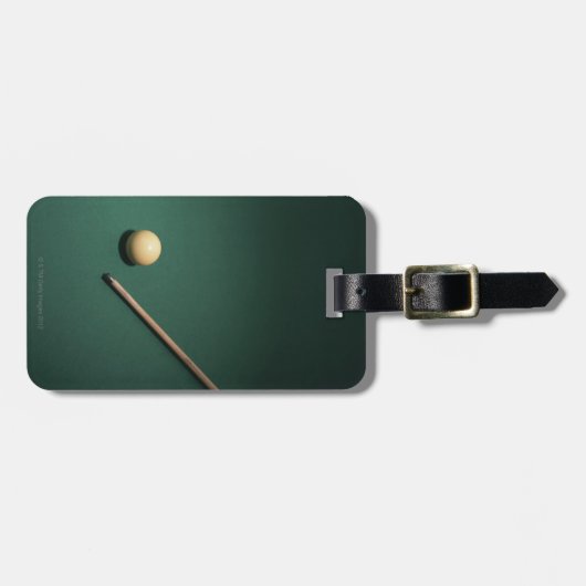 Étiquette À Bagage Billards 2 (Devant horizontal)