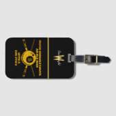 Étiquette À Bagage Billiards parle de l'expérience et des compétences (Devant Horizontal)