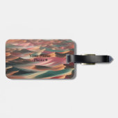 Étiquette À Bagage Billowy Waves of Desert Sand (Dos horizontal)