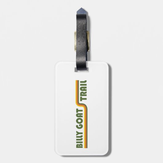 Étiquette À Bagage Billy Chail Maryland (Dos Vertical)