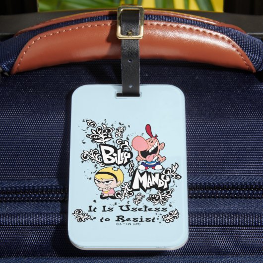 Étiquette À Bagage Billy & Mandy - Inutile de résister (Insitu Rectoal 2)