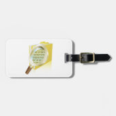 Étiquette À Bagage Binary Data Magnification de verre Recherche de fi (Devant horizontal)