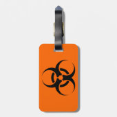 Étiquette À Bagage Biodanger (Dos Vertical)