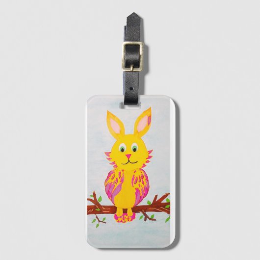 Étiquette À Bagage Birabbit (Devant Vertical)