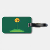 Étiquette À Bagage Bird House (Dos horizontal)