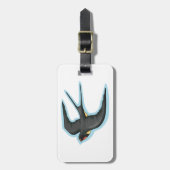 Étiquette À Bagage Bird in Flight (Devant Vertical)