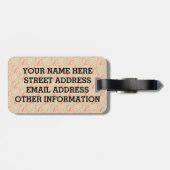 Étiquette À Bagage Birdorable Rouge-a dirigé le pivert (Dos horizontal)