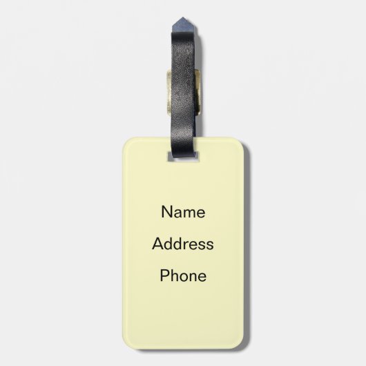 Étiquette À Bagage Biscuits de commande (Dos Vertical)