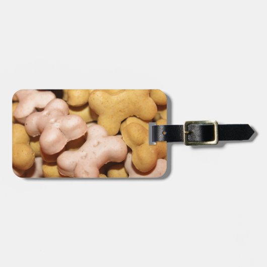Étiquette À Bagage Biscuits pour chien (Devant horizontal)