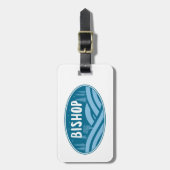 Étiquette À Bagage Bishop California Outdoors (Devant Vertical)