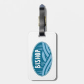 Étiquette À Bagage Bishop California Outdoors (Dos Vertical)