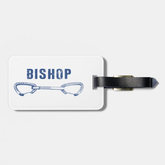 Étiquette À Bagage Bishop Rock Escalade (Dos horizontal)