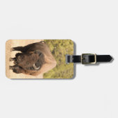 Étiquette À Bagage Bison (Devant horizontal)