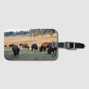 Étiquette À Bagage Bison dans le Colorado