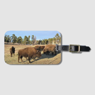 Étiquette À Bagage Bison dans le Colorado
