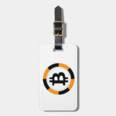 Étiquette À Bagage Bitcoin 13 (Devant Vertical)