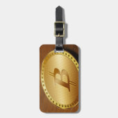 Étiquette À Bagage Bitcoin 2 (Devant Vertical)