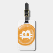 Étiquette À Bagage Bitcoin 6 (Devant Vertical)