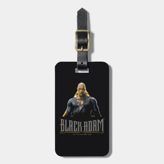 Étiquette À Bagage Black Adam Character and Name Graphic (Devant Vertical)