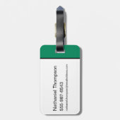 Étiquette À Bagage Black Adam | Cyclone Character Graphic (Dos Vertical)