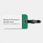 Étiquette À Bagage Black Adam | Cyclone Character Graphic (Dos horizontal)