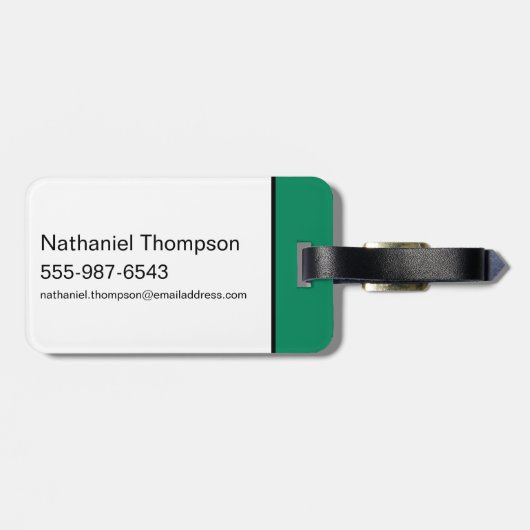 Étiquette À Bagage Black Adam | Cyclone Character Graphic (Dos horizontal)