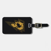Étiquette À Bagage Black Adam Distressed Lightning Bolt Graphic (Devant horizontal)