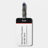 Étiquette À Bagage Black Adam Group Lightning Graphic (Dos Vertical)