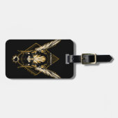 Étiquette À Bagage Black Adam | Hawkman Casque graphique (Devant horizontal)