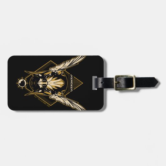 Étiquette À Bagage Black Adam | Hawkman Casque graphique (Devant horizontal)