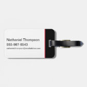 Étiquette À Bagage Black Adam Justice Society Héros en bandes (Dos horizontal)