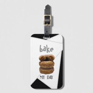Étiquette À Bagage Black Bake My Day