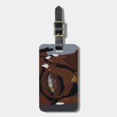 Étiquette À Bagage Black couple artwork art (Black love) (Devant Vertical)