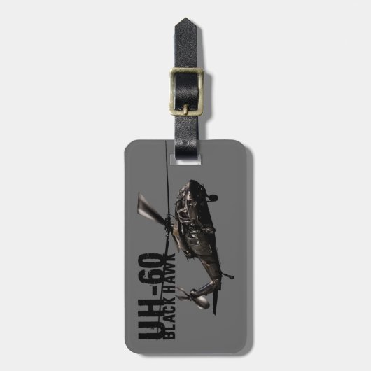 Étiquette À Bagage Black Hawk (Devant Vertical)