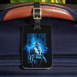 Étiquette À Bagage Black Lightning - Donnez De L'Espoir Aux Gens