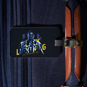 Étiquette À Bagage Black Lightning Heroes